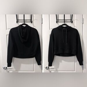 Black Hoodie Women's Top